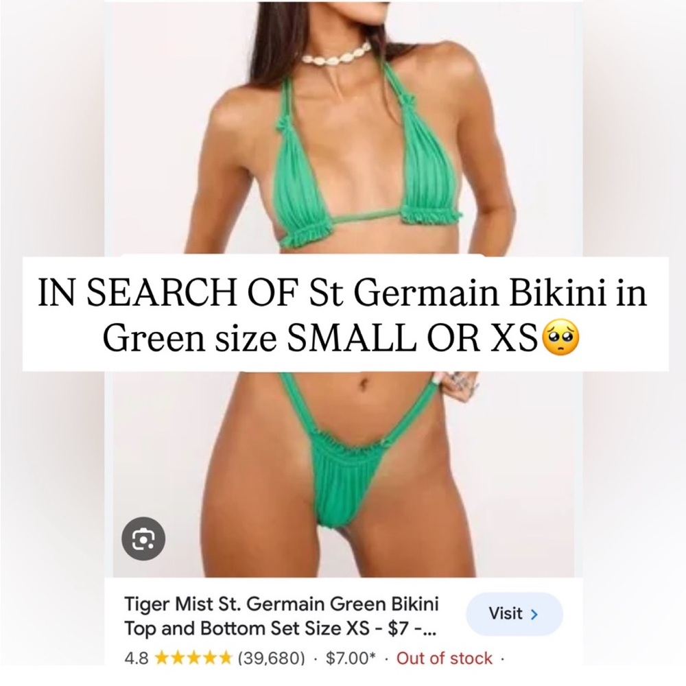 Tiger Mist St Germain Bikini in Green